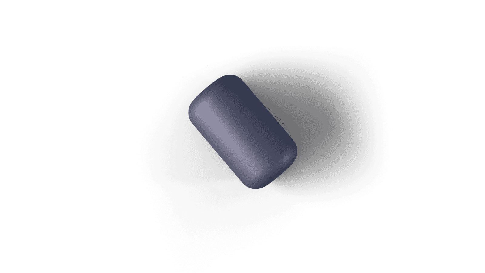 A topdown render of a tube shape
