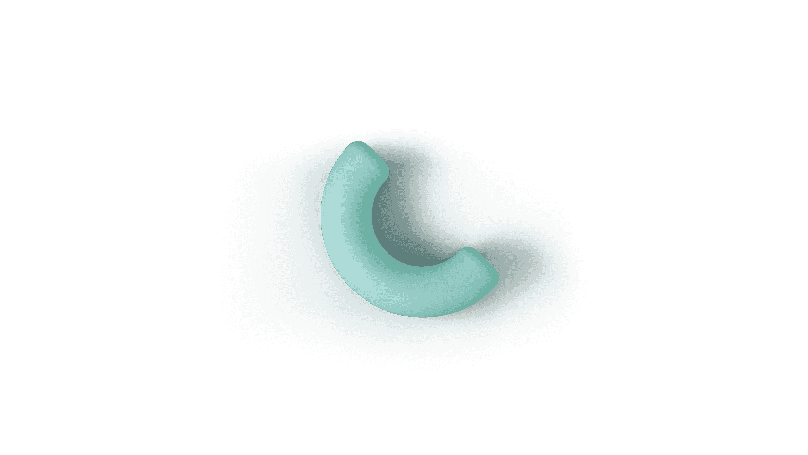 A topdown render of a torus shape