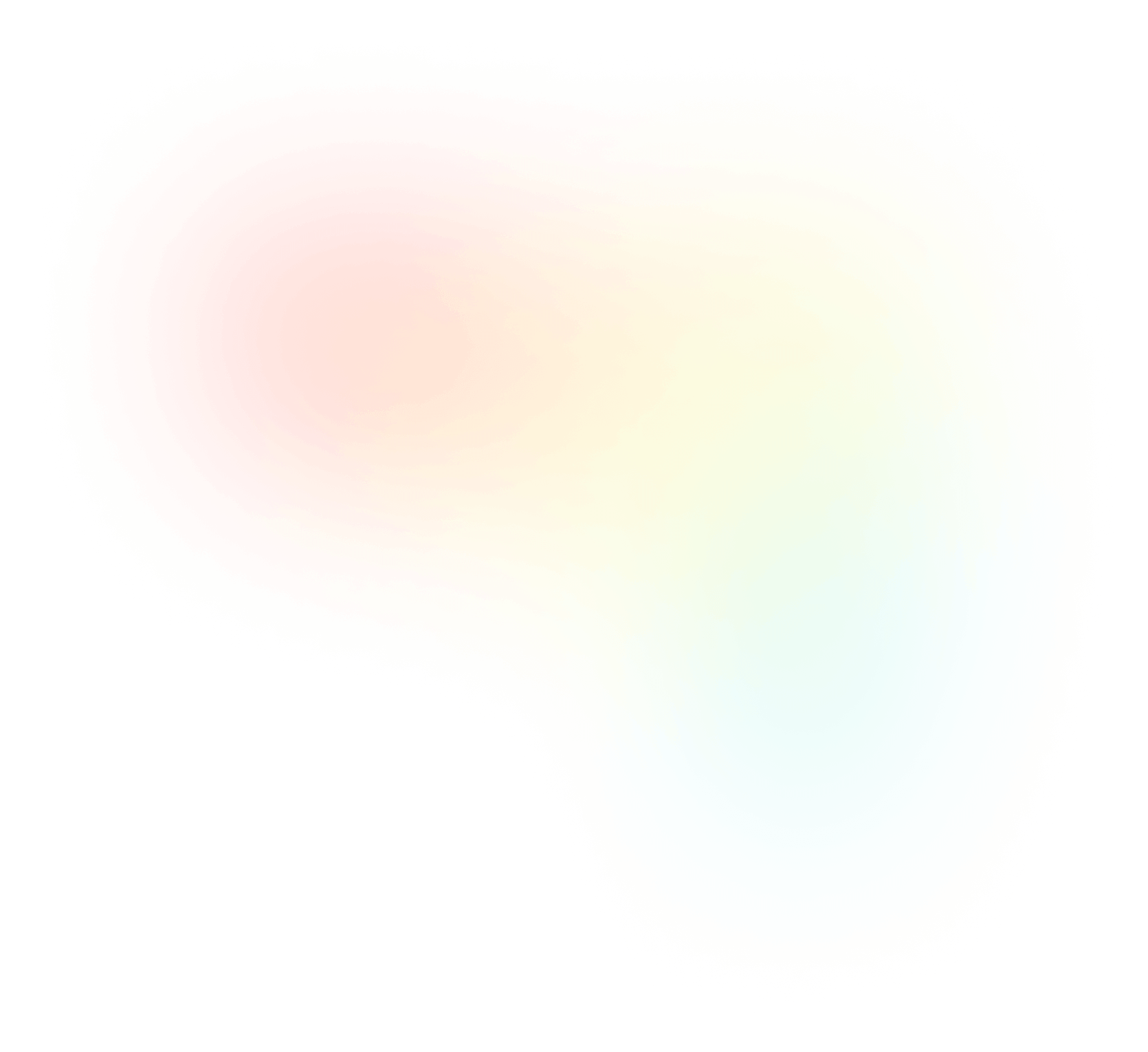 A gradient blur with a variety of colour
